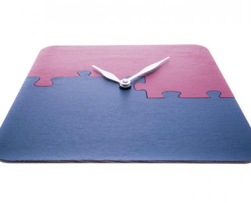 "Odteď spolu" - hodiny puzzle řemeslné ručně vyrobené